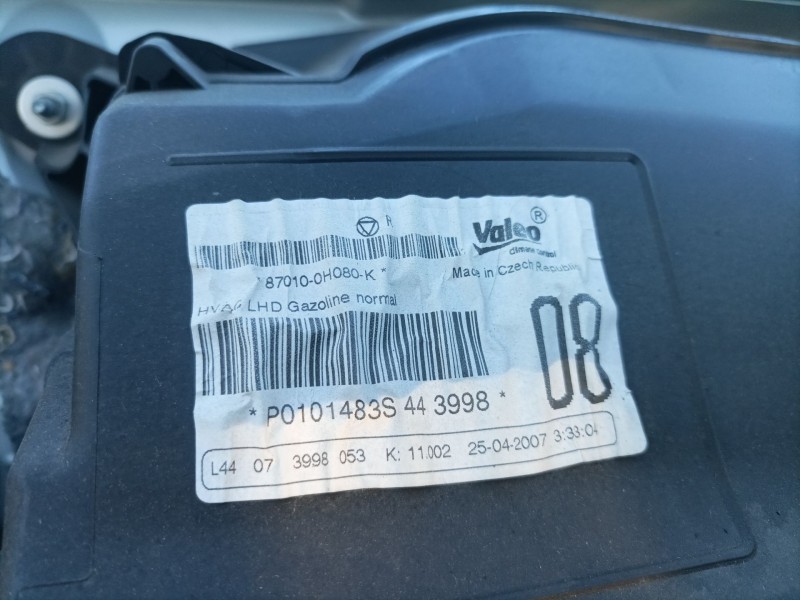 Recambio de calefaccion entera normal para toyota aygo (kgb/wnb) referencia OEM IAM 870100H080K  