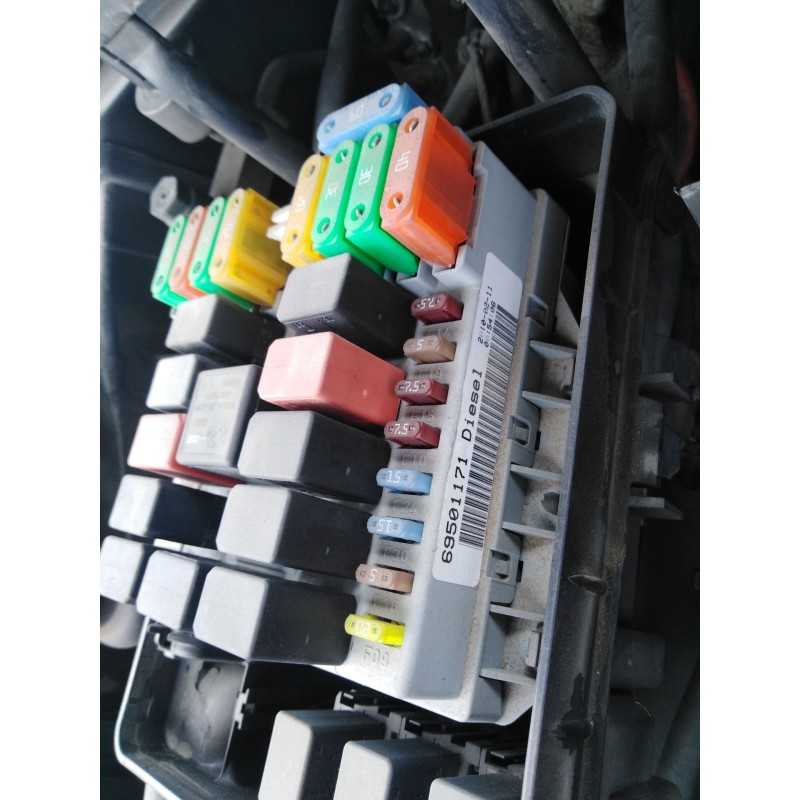 Recambio de caja reles / fusibles para iveco daily 35c 14 g 3450 torsion natural power referencia OEM IAM 69501171  