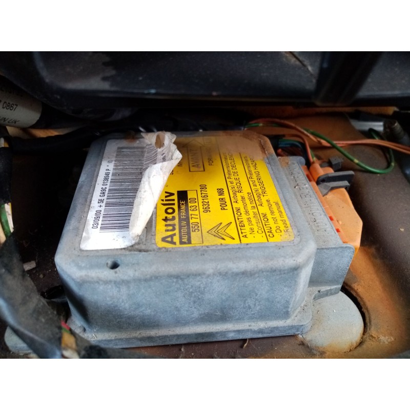 Recambio de centralita airbag para citroën xsara picasso referencia OEM IAM 9632167780 550776300 