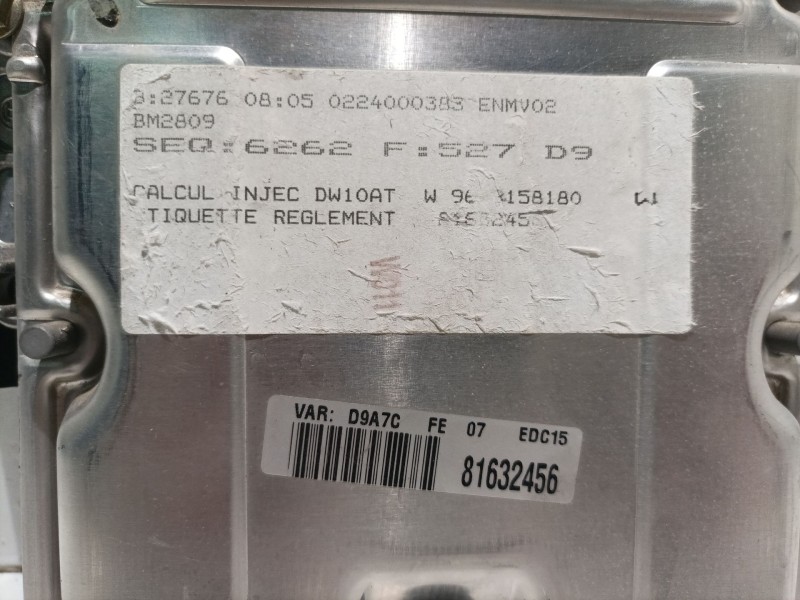 Recambio de centralita motor uce para peugeot 406 berlina (s1/s2) referencia OEM IAM 9649158180 9649158180 