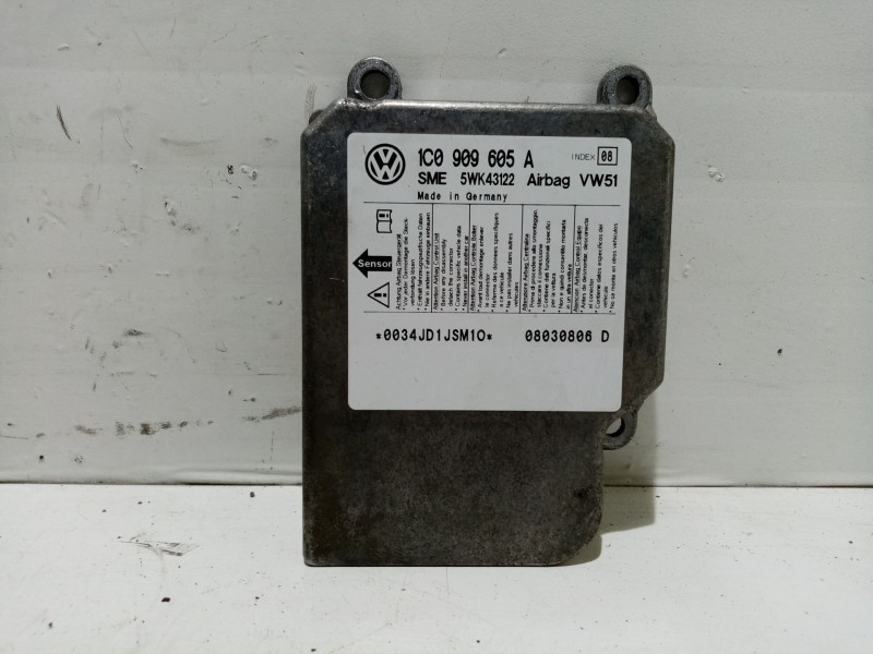 Recambio de centralita airbag para volkswagen golf iv berlina (1j1) referencia OEM IAM 1C0909605A 1C0909605A 