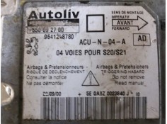 Recambio de centralita airbag para peugeot 106 (s2)    |   0.96 - 0.04 | 1996 - 2004 referencia OEM IAM 550892700 9641248780  2