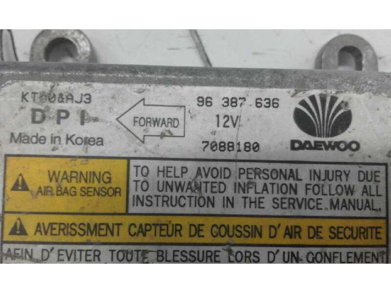 Recambio de centralita airbag para  referencia OEM IAM 7088180 96387636 