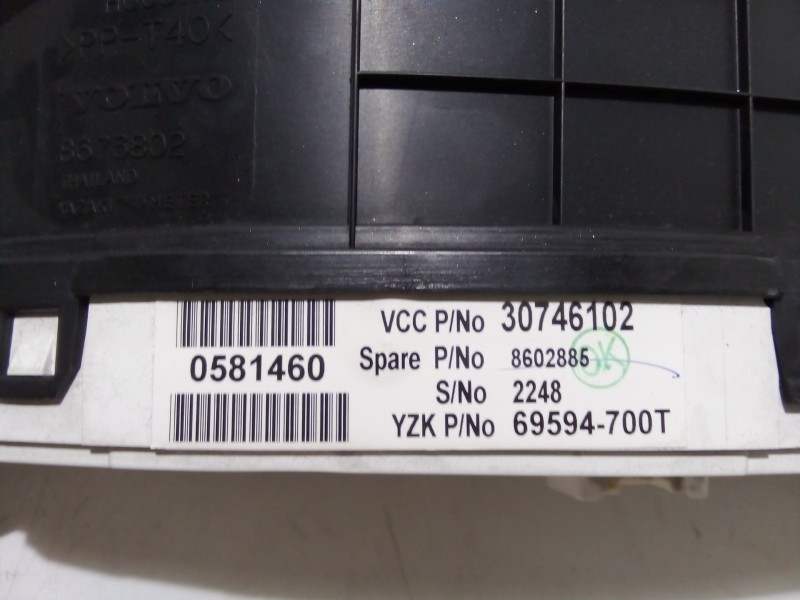 Recambio de cuadro instrumentos para volvo s60 i (384) d5 referencia OEM IAM 0581460 30746102 