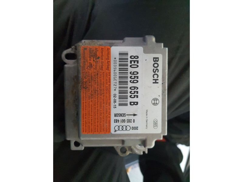 Recambio de centralita airbag para audi a4 b6 (8e2) 2.0 referencia OEM IAM 8E0959655B 0285001483  Recambio de centralita airbag para audi a4 b6 (8e2) 2.0 referencia OEM IAM 8E0959655B 0285001483