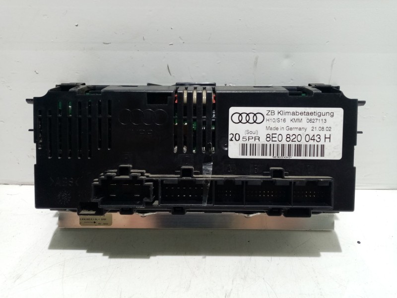 Recambio de mando calefaccion / aire acondicionado para audi a4 b6 (8e2) 2.0 referencia OEM IAM 8E0820043H  
