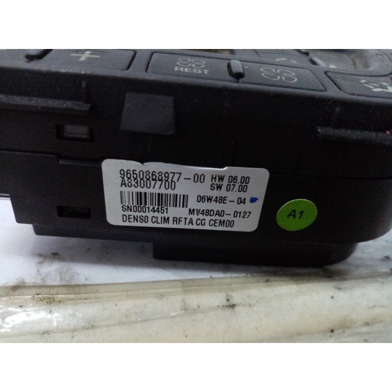 Recambio de mando climatizador para  referencia OEM IAM 9650868977 A83007700 