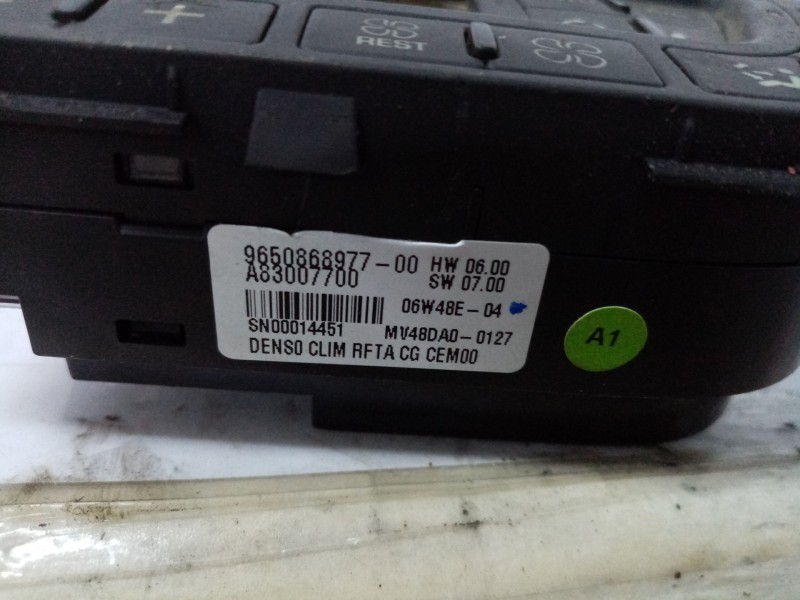 Recambio de mando climatizador para  referencia OEM IAM 9650868977 A83007700 