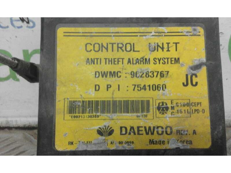 Recambio de modulo electronico para daewoo nubira berlina 1.6 cat   |   0.03 - ... | 2003 | 109 cv / 80 kw referencia OEM IAM 75