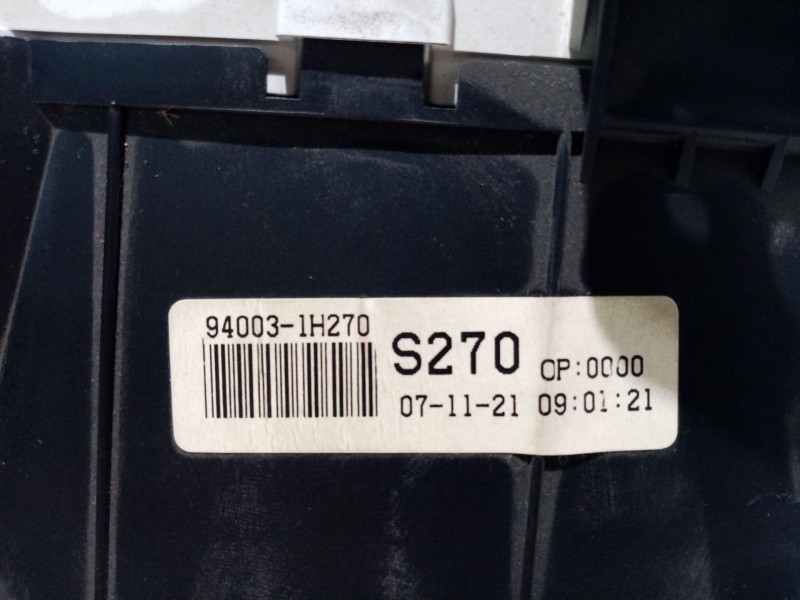 Recambio de cuadro instrumentos para kia cee´d referencia OEM IAM 940031H270  