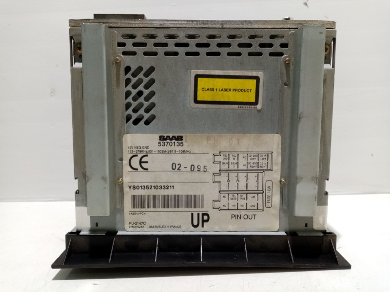 Recambio de sistema audio / radio cd para saab 9-5 berlina referencia OEM IAM 5370135 ys013521033211 