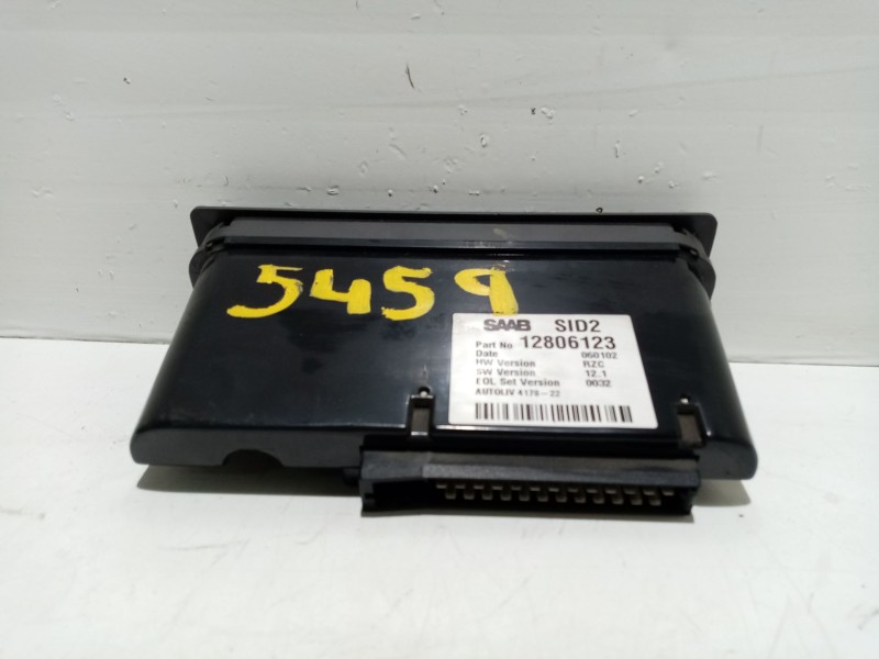 Recambio de pantalla multifuncion para saab 9-5 berlina referencia OEM IAM 12806123  