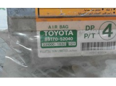 Recambio de centralita airbag para toyota corolla (e11) 2.0 turbodiesel cat   |   0.99 - ... | 1999 | 90 cv / 66 kw referencia O 2