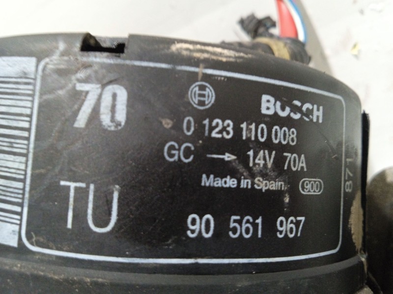 Recambio de alternador para opel corsa b referencia OEM IAM   