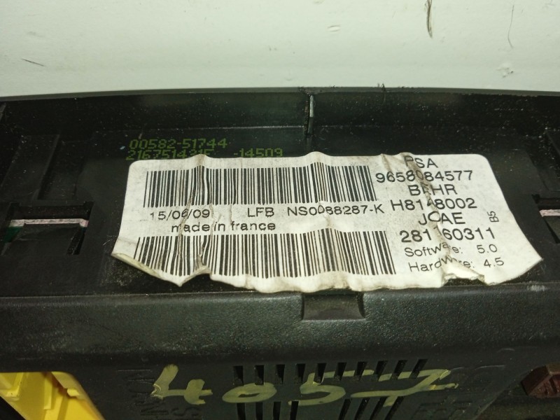 Recambio de mando climatizador para citroën c4 berlina 1.6 16v hdi referencia OEM IAM   