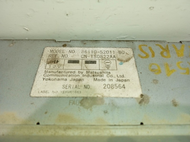 Recambio de consola central para toyota yaris (ncp1/nlp1/scp1) 1.3 16v cat referencia OEM IAM   