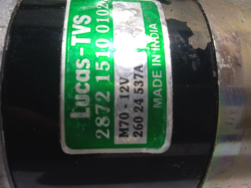 Recambio de motor de arranque para tata indica referencia OEM IAM   