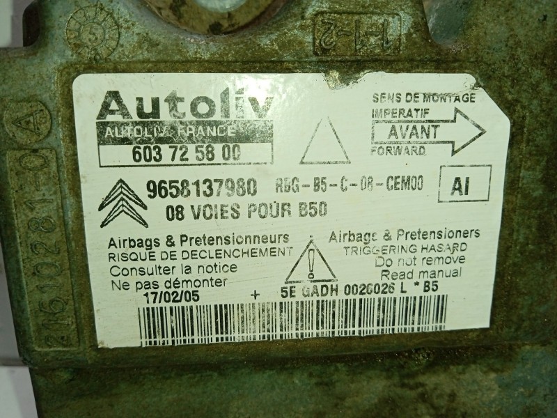 Recambio de centralita motor uce para citroën c4 coupe vtr referencia OEM IAM 603725800 0261208491 