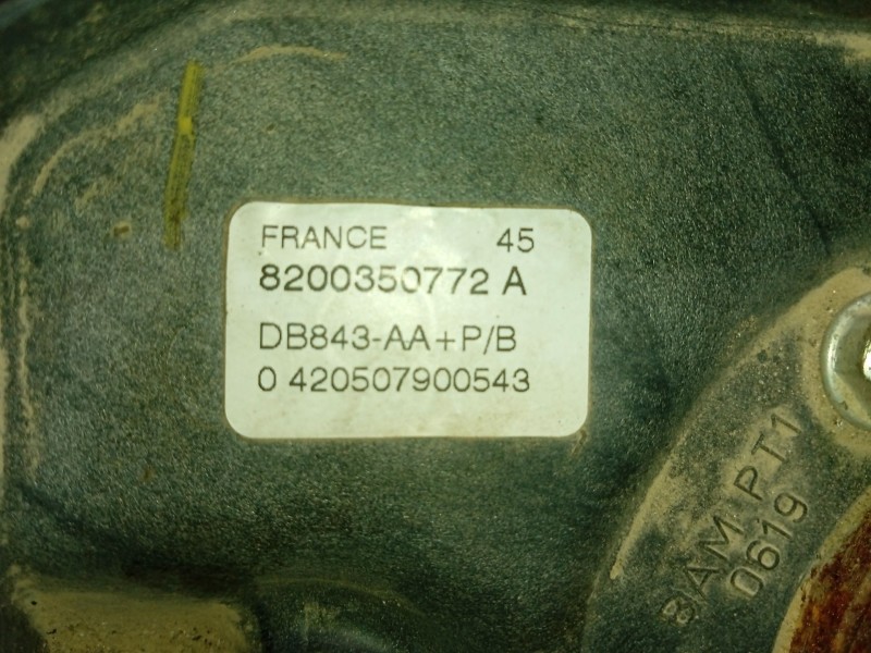 Recambio de airbag delantero izquierdo para renault kangoo referencia OEM IAM 8200350772A  