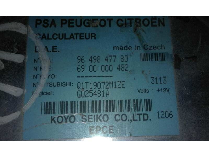 Recambio de centralita motor uce para citroen c3 1.4 hdi sx plus   |   04.02 - 12.08 | 2002 - 2008 | 68 cv / 50 kw referencia OE Recambio de centralita motor uce para citroen c3 1.4 hdi sx plus   |   04.02 - 12.08 | 2002 - 2008 | 68 cv / 50 kw referencia OE