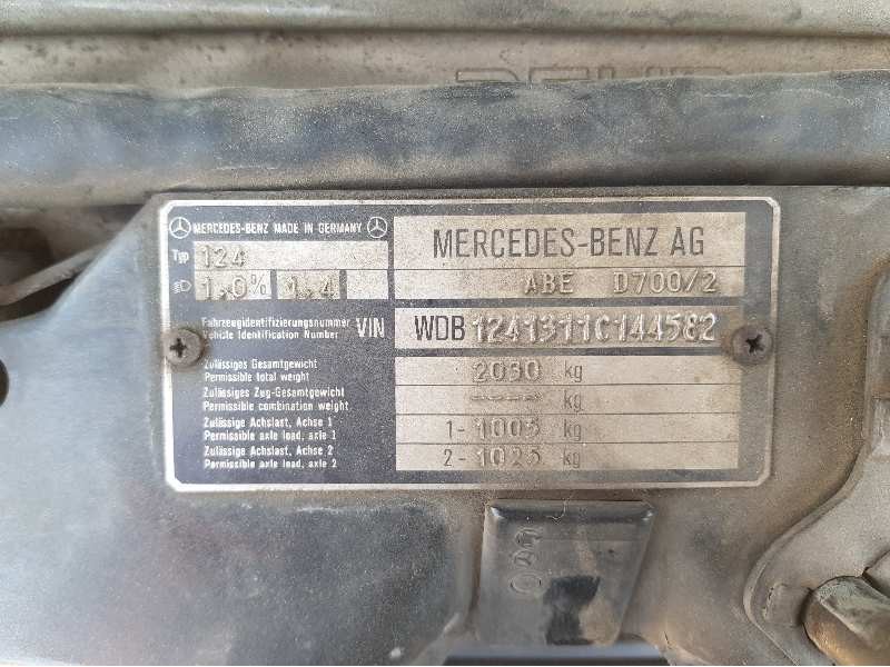 mercedes clase e (w124) berlina e 300 diesel (124.131)   |   05.93 - ... | 1993 | 136 cv / 100 kw del año 1993