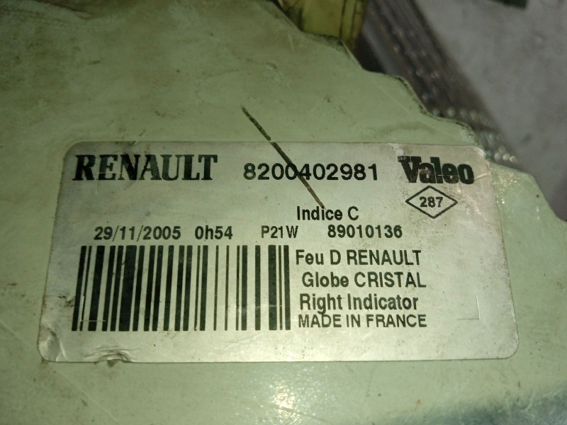 Recambio de piloto delantero derecho para nissan primastar autobús (x83) dci 100 referencia OEM IAM 8200402981 89020826 