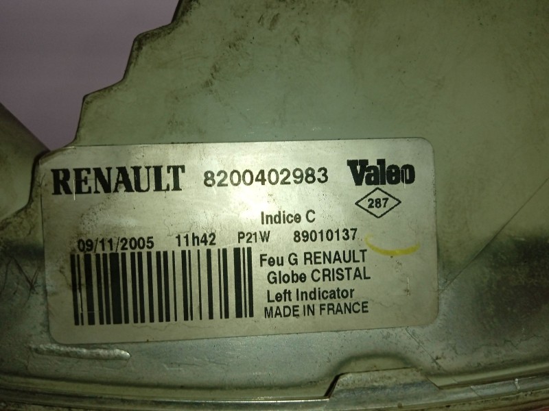 Recambio de piloto delantero izquierdo para nissan primastar autobús (x83) dci 100 referencia OEM IAM 8200402983 89010137 