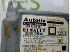 Recambio de centralita airbag para renault megane i fase 2 berlina (ba0) 1.4 cat   |   0.99 - 0.02 | 1999 - 2002 | 95 cv / 70 kw 2