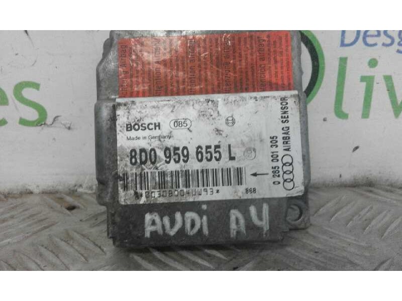 Recambio de centralita airbag para audi a4 avant (b5) 2.5 tdi   |   08.97 - 12.99 | 1997 - 1999 | 150 cv / 110 kw referencia OEM
