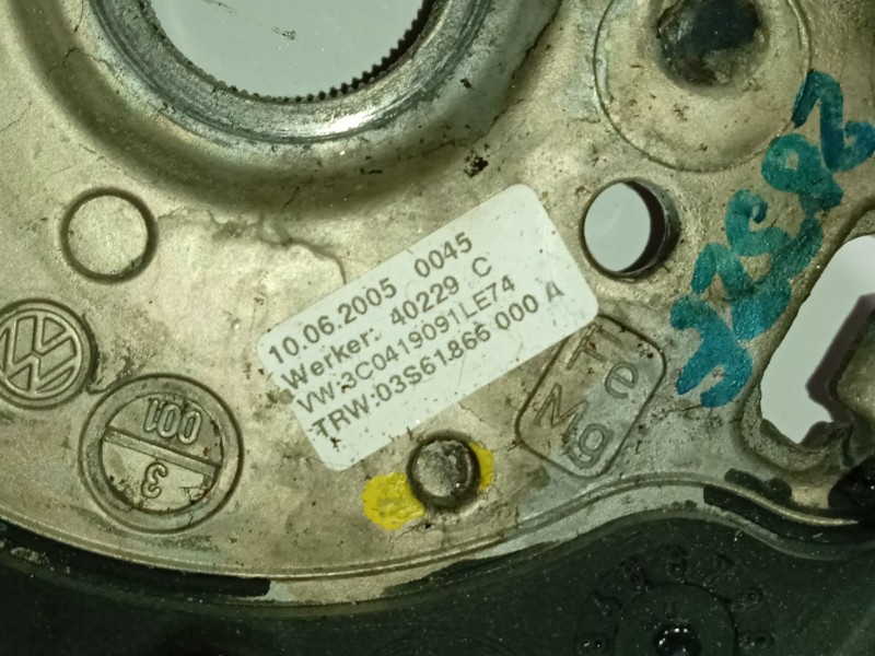 Recambio de volante para volkswagen passat b6 (3c2) 2.0 tdi referencia OEM IAM 3C0419091LE  
