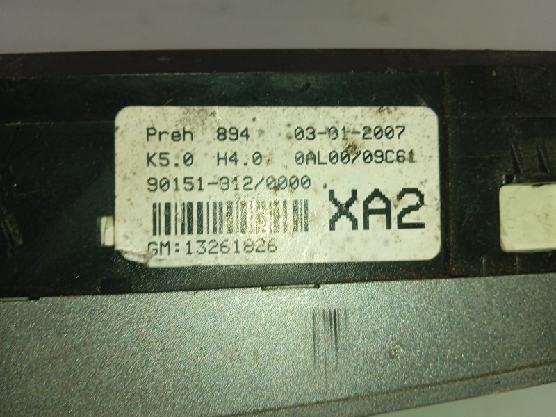 Recambio de mando calefaccion / aire acondicionado para opel astra gtc sport referencia OEM IAM 13261826  