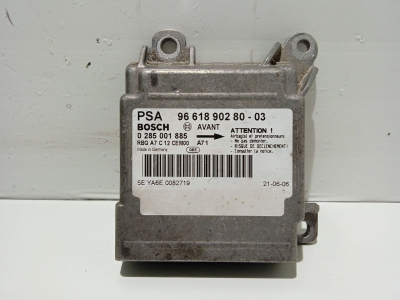 Recambio de centralita airbag para peugeot 207 xs referencia OEM IAM 9661890280  