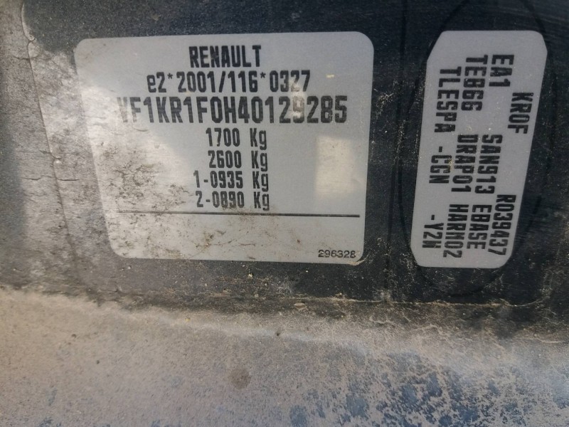 renault clio iii    |   0.05 - ... | 2005 del año 2005