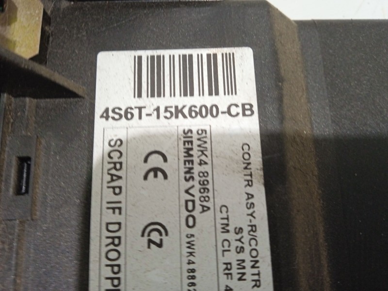 Recambio de centralita cierre para ford fusion (cbk) trend referencia OEM IAM 4S6T15K600CB  
