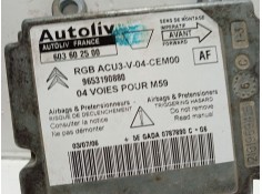 Recambio de centralita airbag para citroën berlingo 1.9 diesel referencia OEM IAM 603602500   2