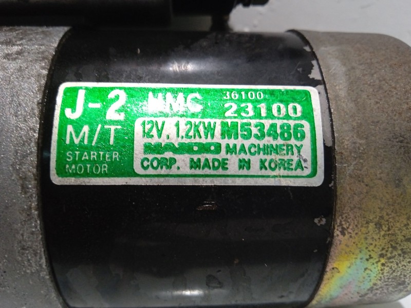 Recambio de motor de arranque para hyundai lantra familiar (rd) referencia OEM IAM 3610023100  