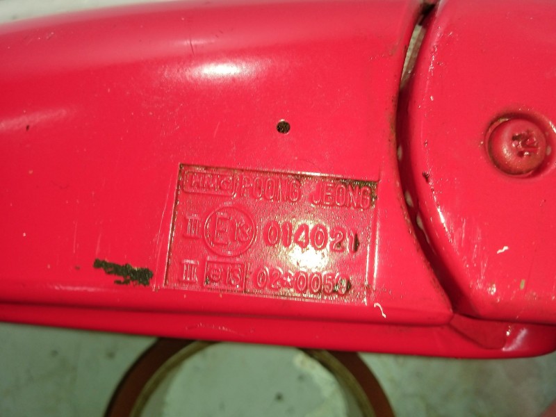 Recambio de retrovisor derecho para hyundai lantra familiar (rd) referencia OEM IAM 014021  