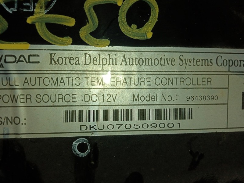 Recambio de mando climatizador para chevrolet lacetti 2.0 diesel cat referencia OEM IAM 96438390  