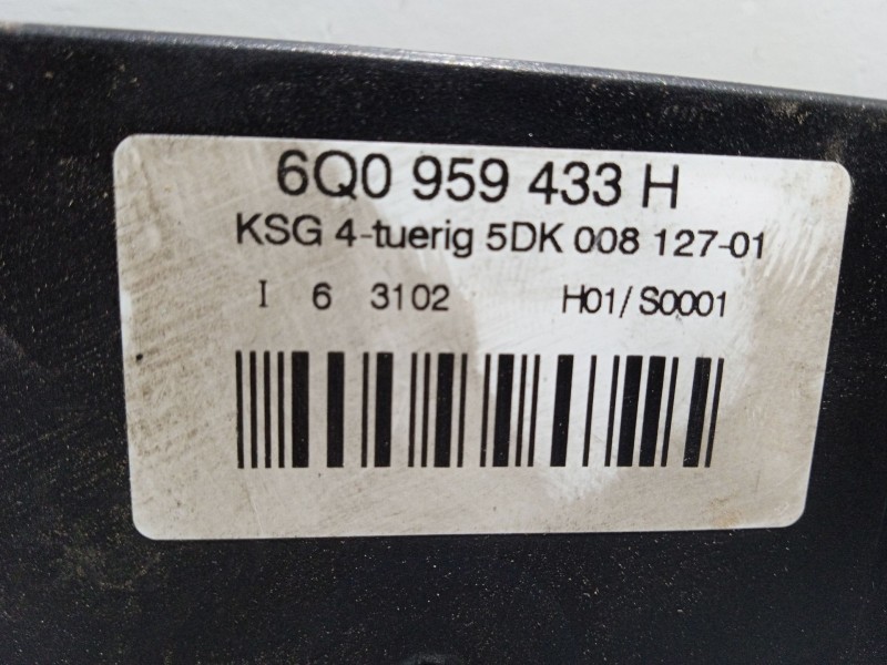 Recambio de modulo electronico para volkswagen polo (9n1) trendline referencia OEM IAM 6Q0959433H 5DK00812701 5DK008127