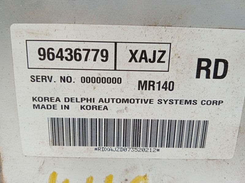 Recambio de centralita motor uce para chevrolet kalos 1.4 cat referencia OEM IAM 96436779  