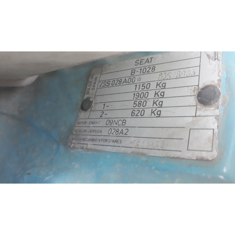 seat marbella ce   |   06.95 - ... | 1995 | 39 cv / 29 kw del año 1995