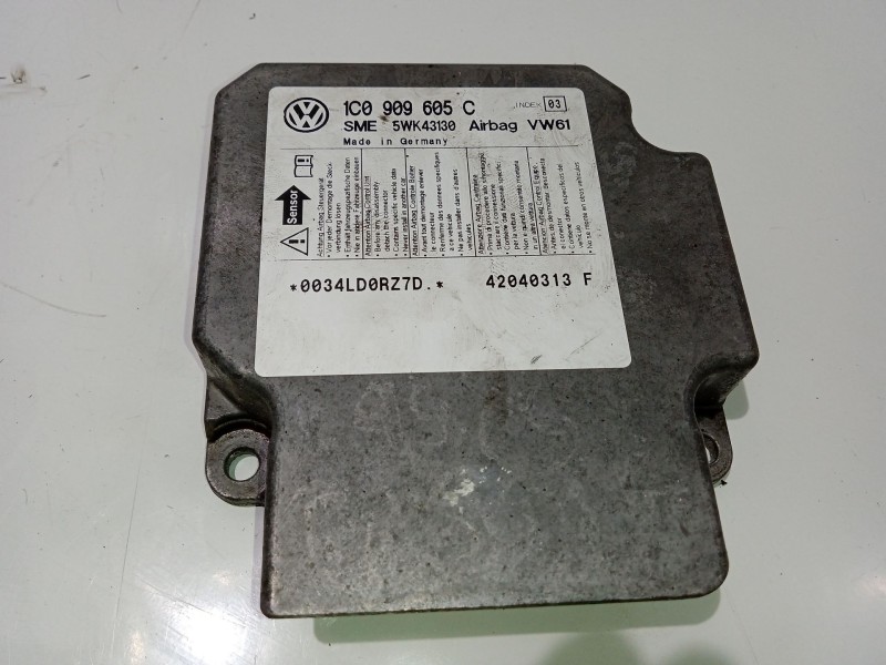 Recambio de centralita airbag para volkswagen passat berlina (3b3) 1.9 tdi referencia OEM IAM 1C0909605C  