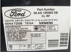 Recambio de centralita cierre para ford focus i referencia OEM IAM 98AG15K600 5WK47230B  2