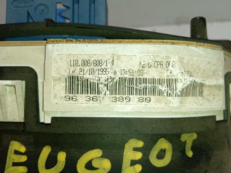 Recambio de cuadro instrumentos para peugeot 306 break 1.9 diesel referencia OEM IAM 9636738080 110008808104 