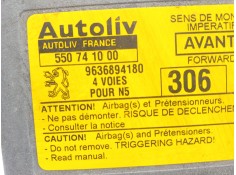 Recambio de centralita airbag para peugeot 306 break 1.9 diesel referencia OEM IAM 9636894180 550741000  2