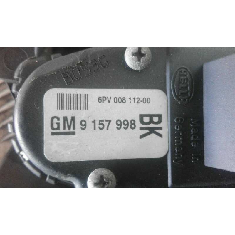 Recambio de pedal acelerador para opel astra g berlina comfort   |   02.98 - 12.03 | 1998 - 2003 | 101 cv / 74 kw referencia OEM