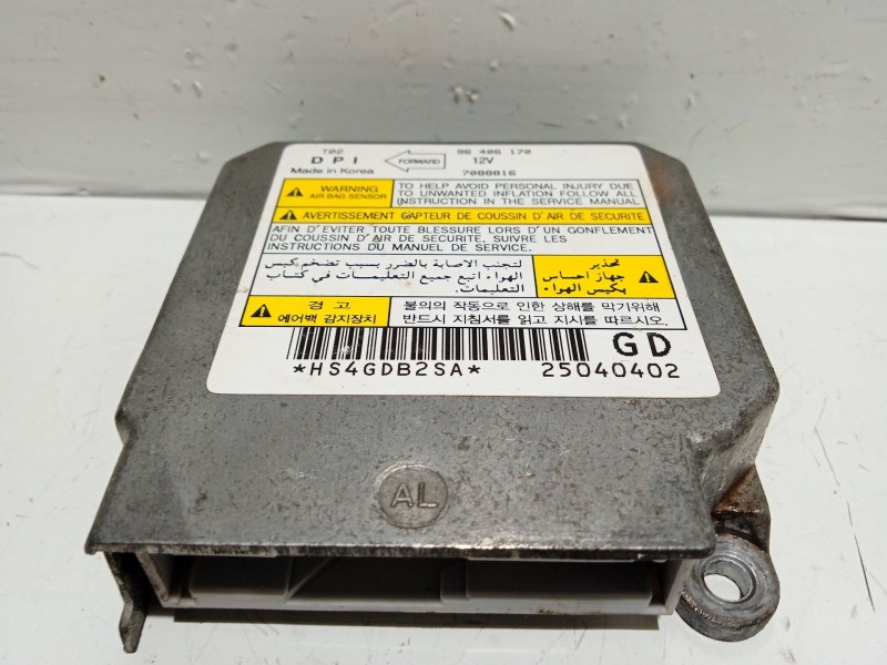 Recambio de centralita airbag para daewoo kalos (klas) 1.4 referencia OEM IAM 96406170 7088816 