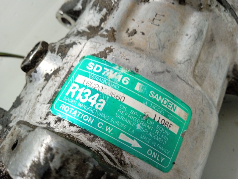 Recambio de compresor aire acondicionado para fiat scudo (222) referencia OEM IAM SD7V16 1106F 