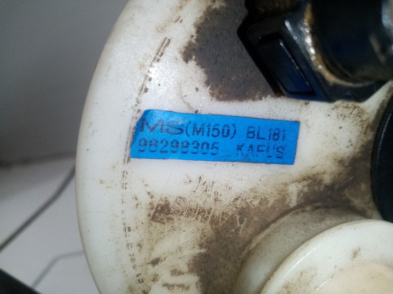 Recambio de aforador para daewoo matiz (m100, m150) 0.8 referencia OEM IAM 96298305  