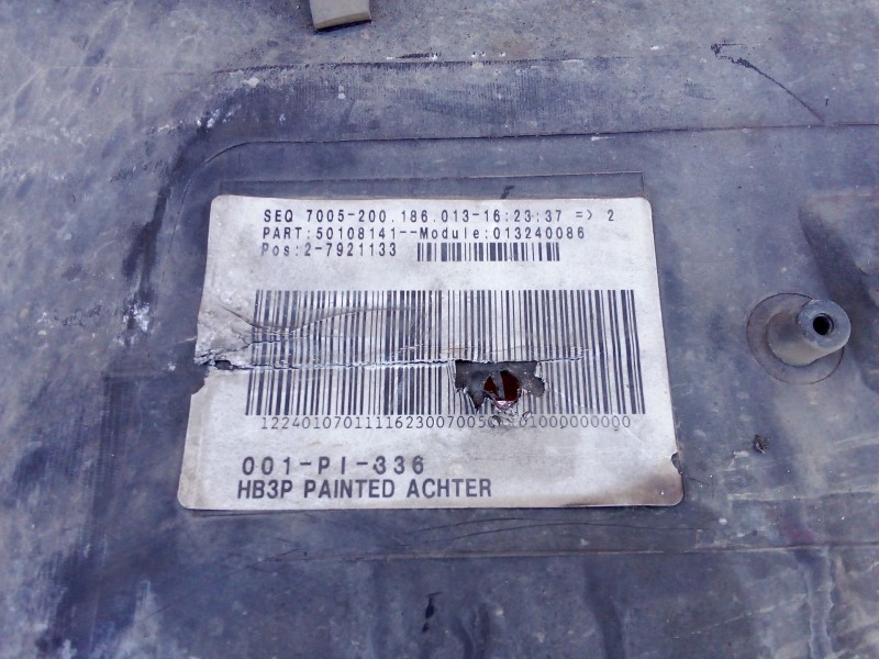 Recambio de paragolpes trasero para opel astra gtc sport referencia OEM IAM 13362604  